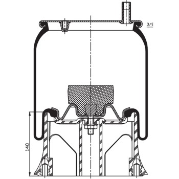 Air Spring Assembly - TMC 9T / Trailer